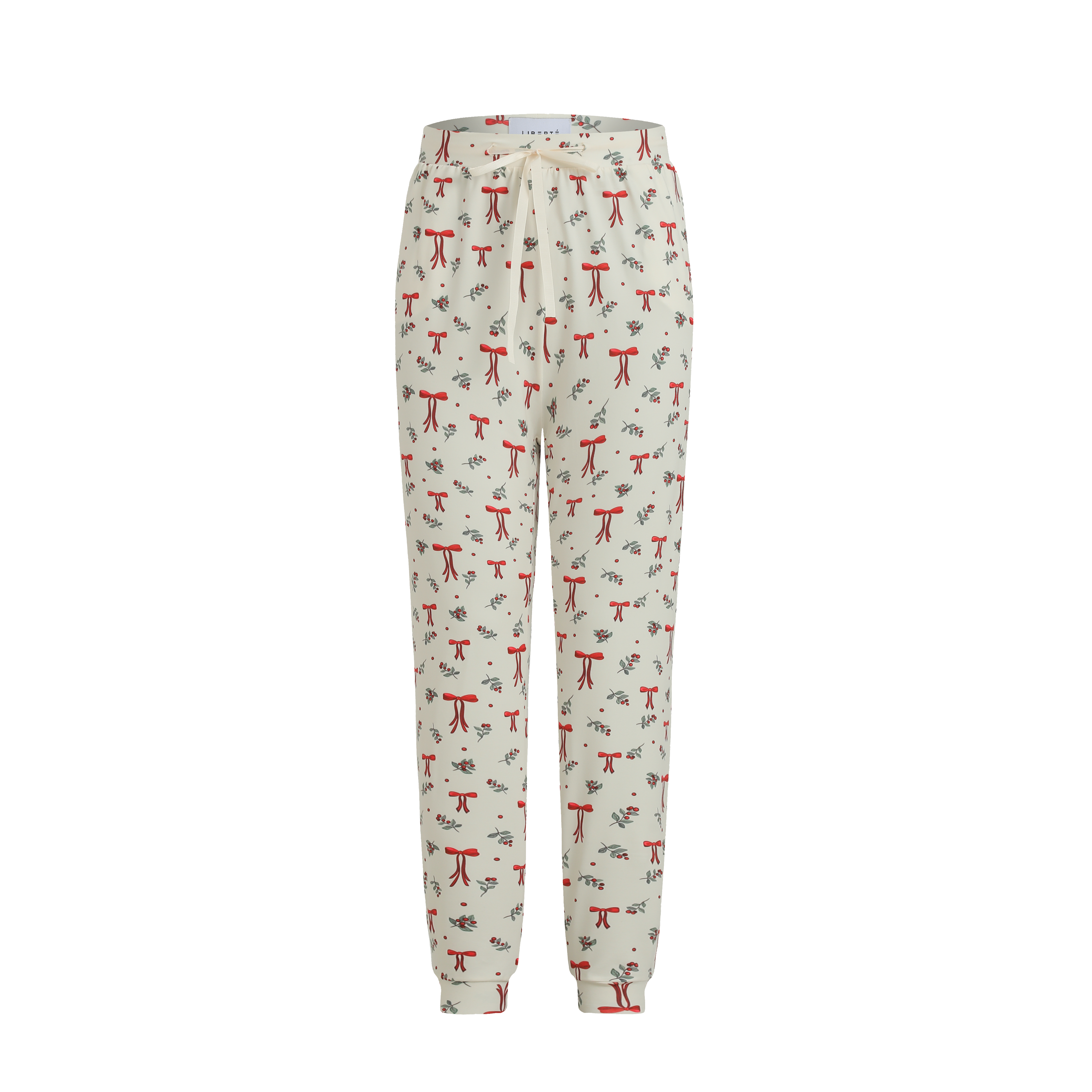 Liberte 9500 Alma bukser Red bow creme