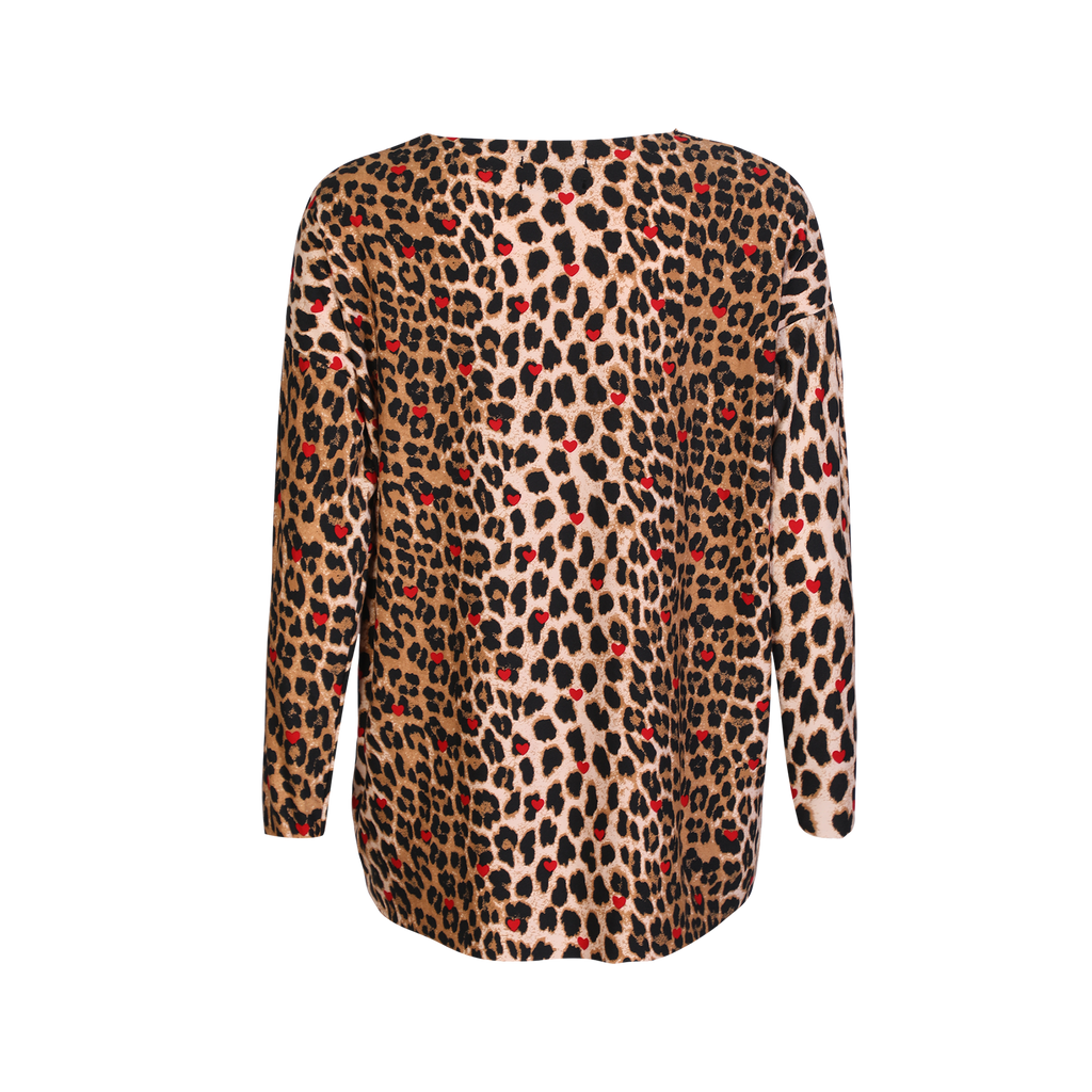 Liberte 9504 Alma LS top red heart