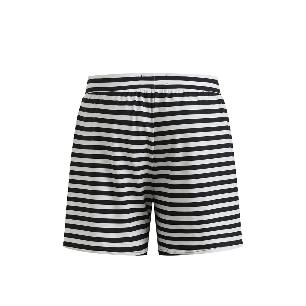 Liberte 9517 Alma shorts black creme stripe