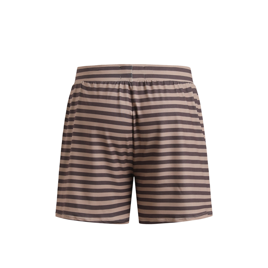 Liberte 9517 Alma shorts brown stripe