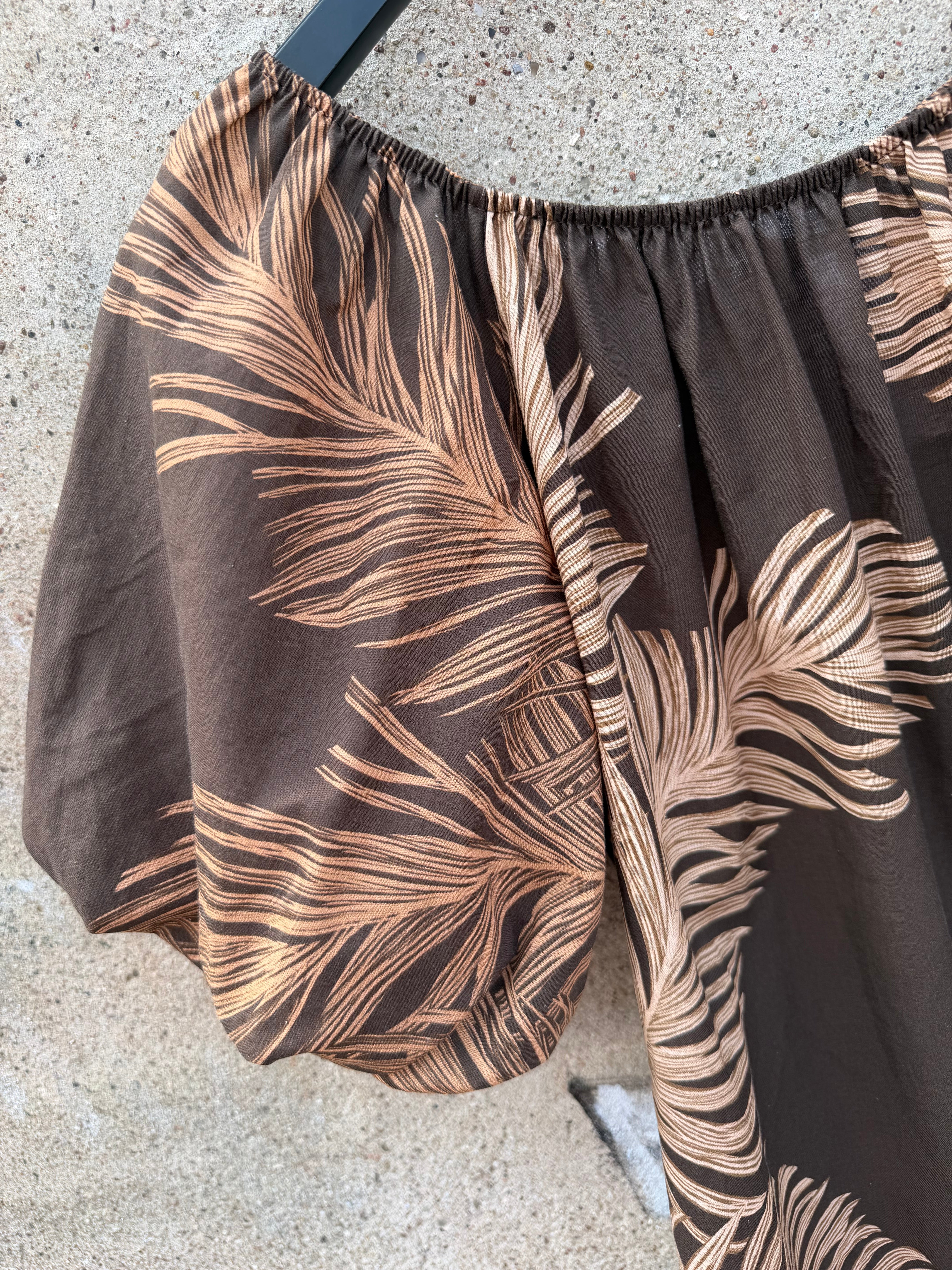 Sophie dress feather brown