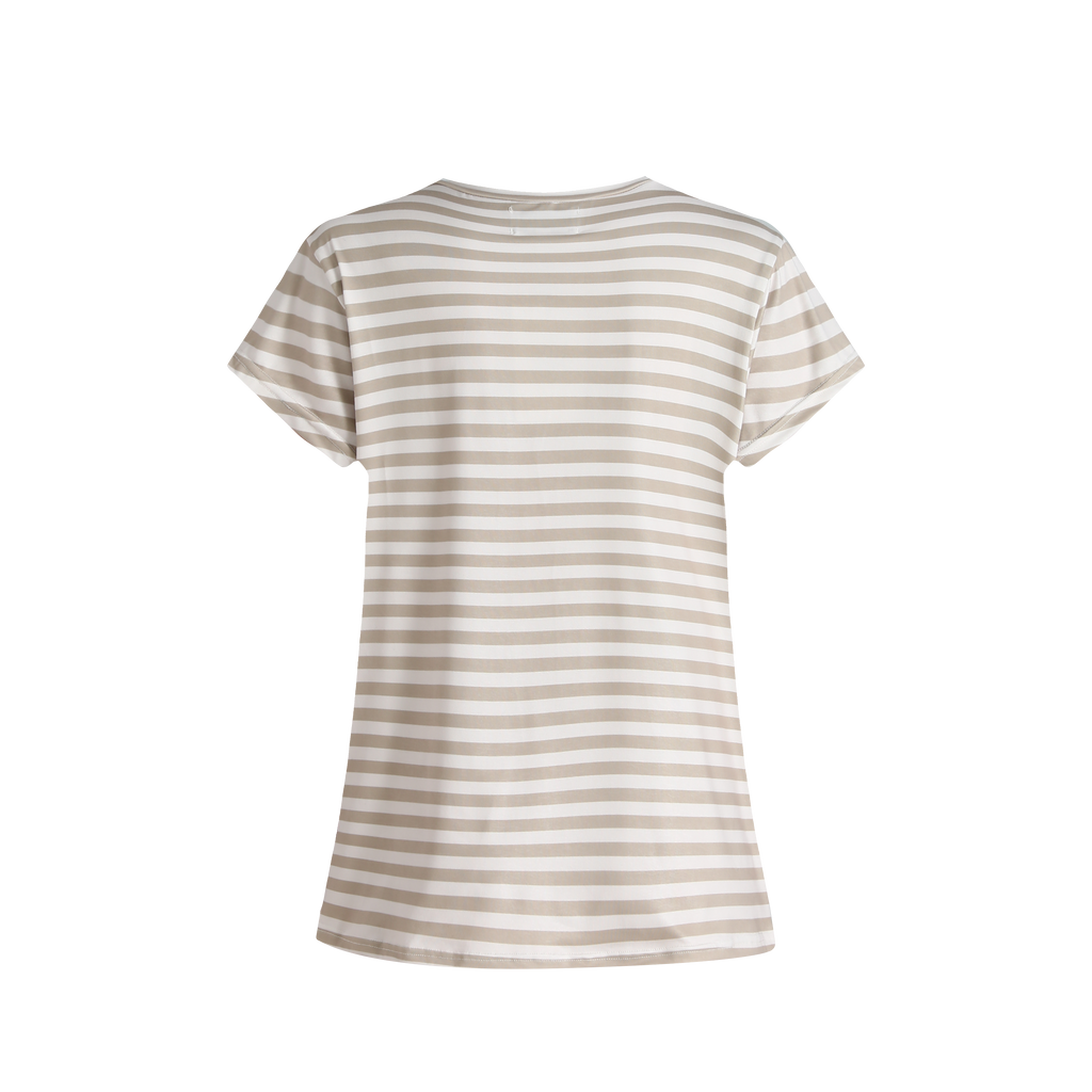 Liberte 9581 Alma U T-shirt stripe ivory