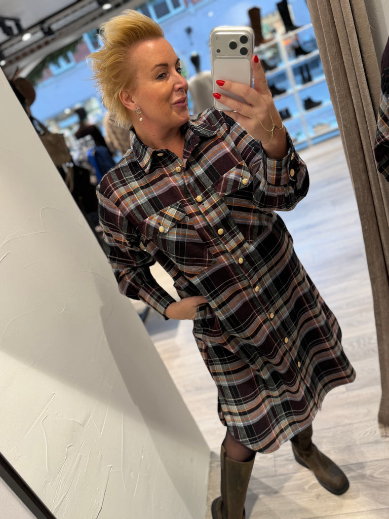 Gaspar 2510340 Aston skjorte brushed multi