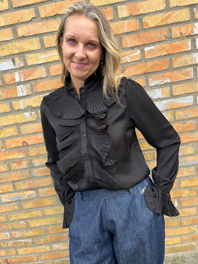 Qnuz Natasja skjorte black