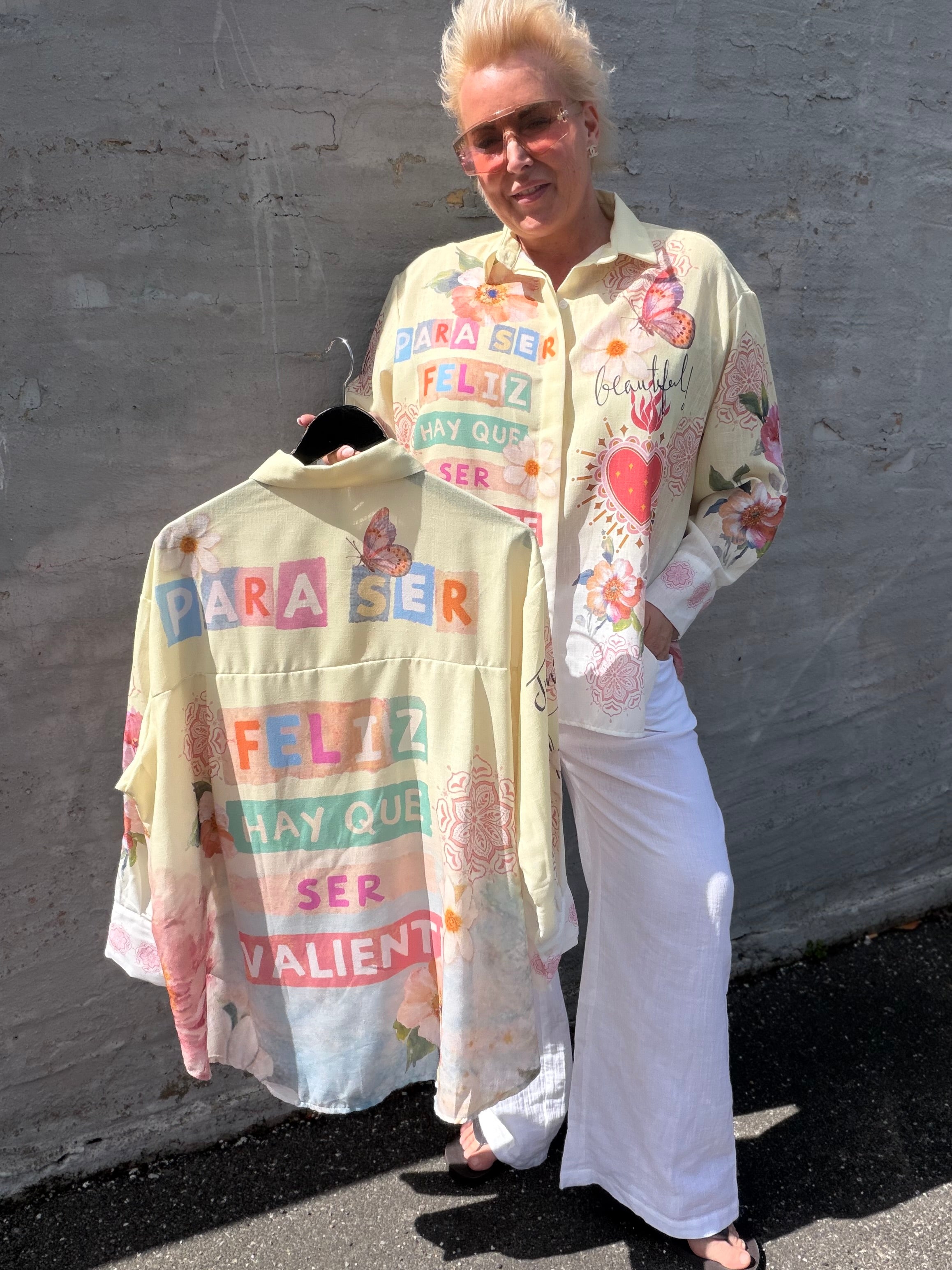 Molly flower shirt yellow