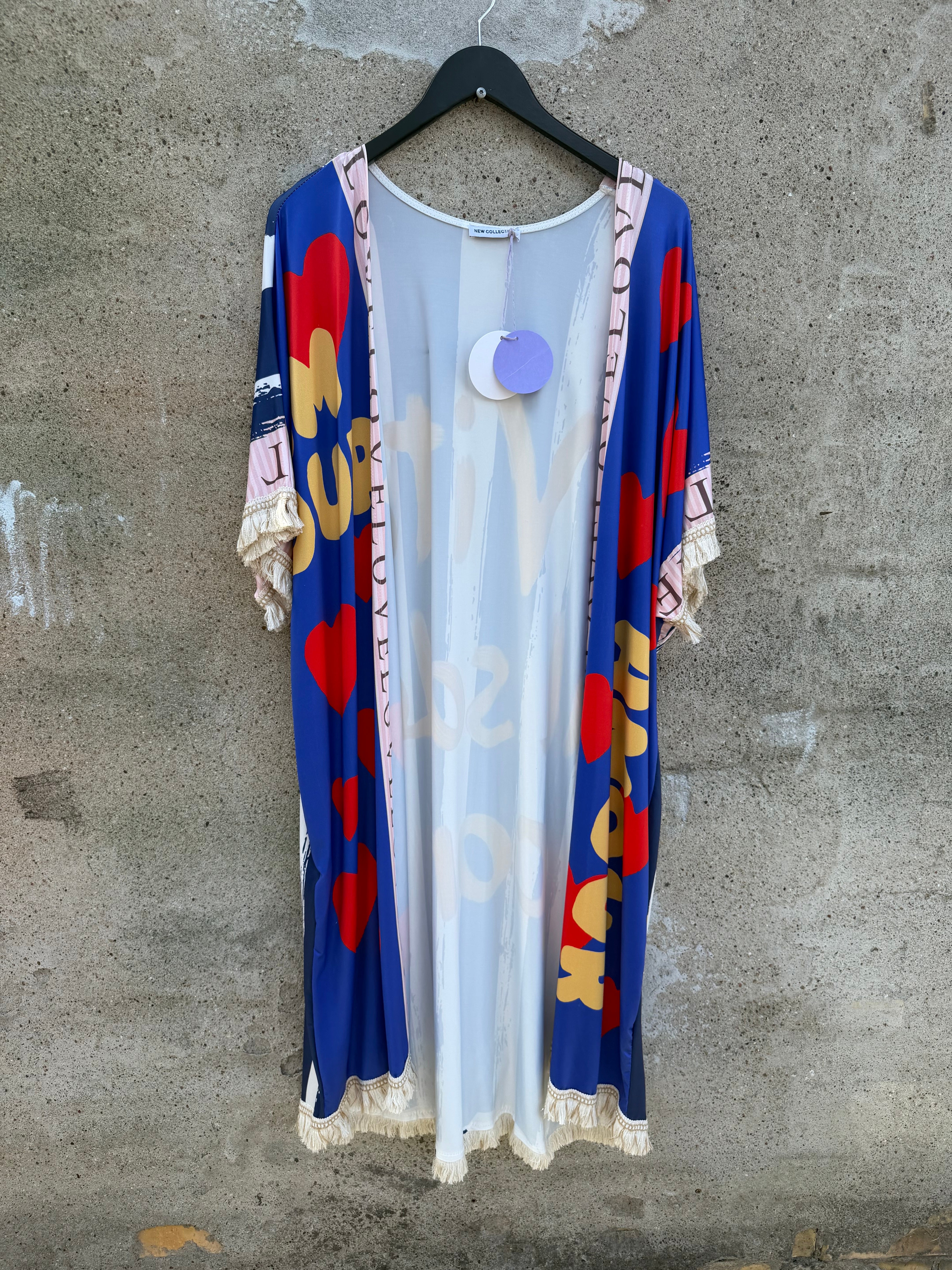Love kimono mix stripe