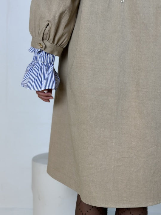 Gaspar 2510722 Rio dress canvas sand