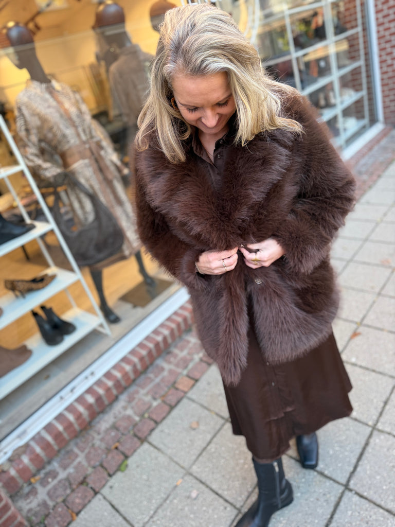 Depeche 100386 Vera fur brown