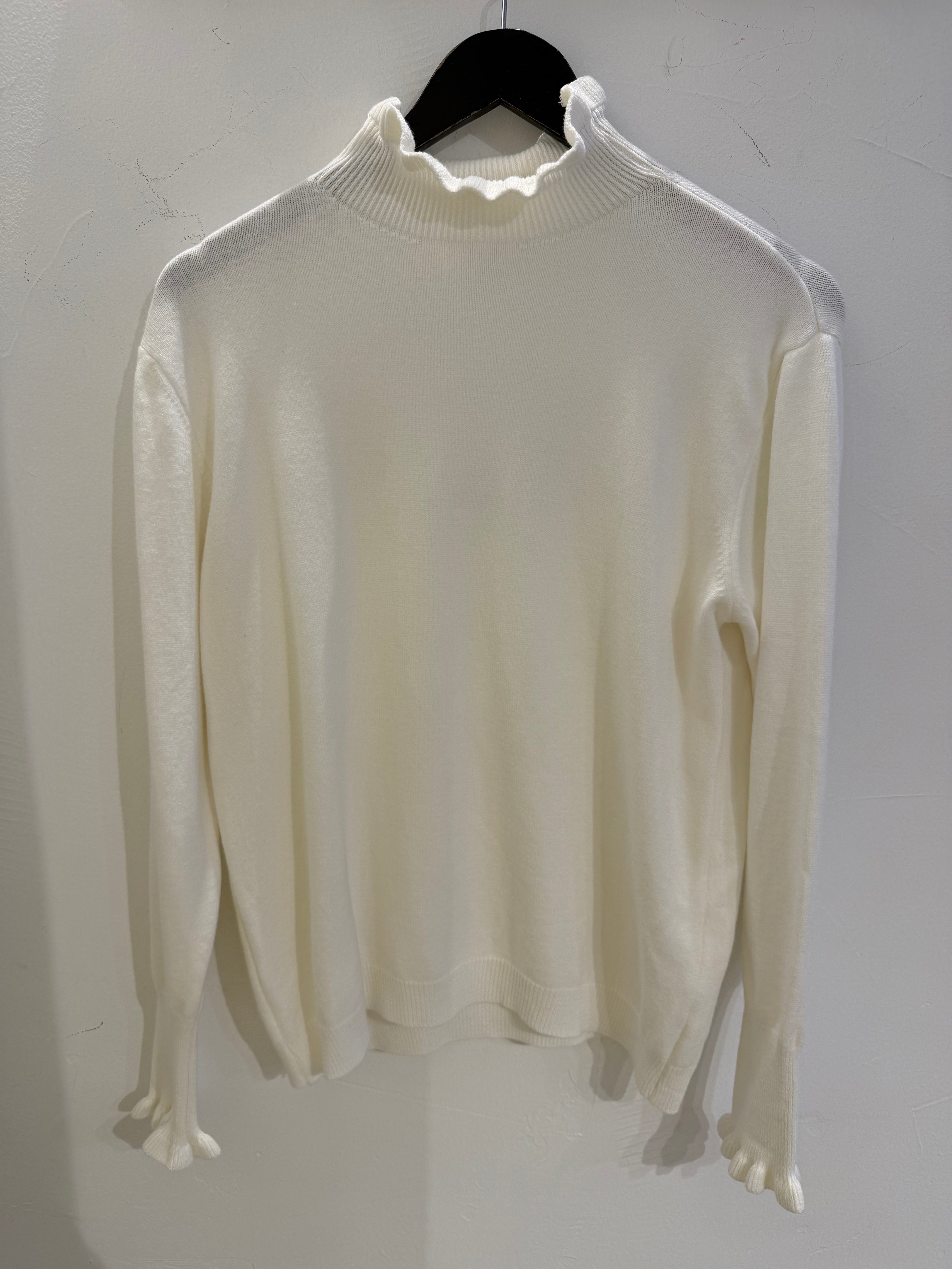 By Engbork Lovelies strik frill white