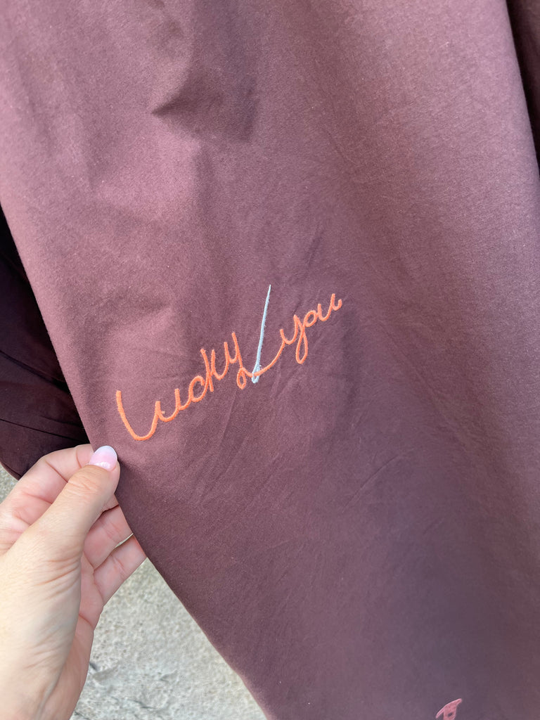 WAUW The good luck dress chocolate