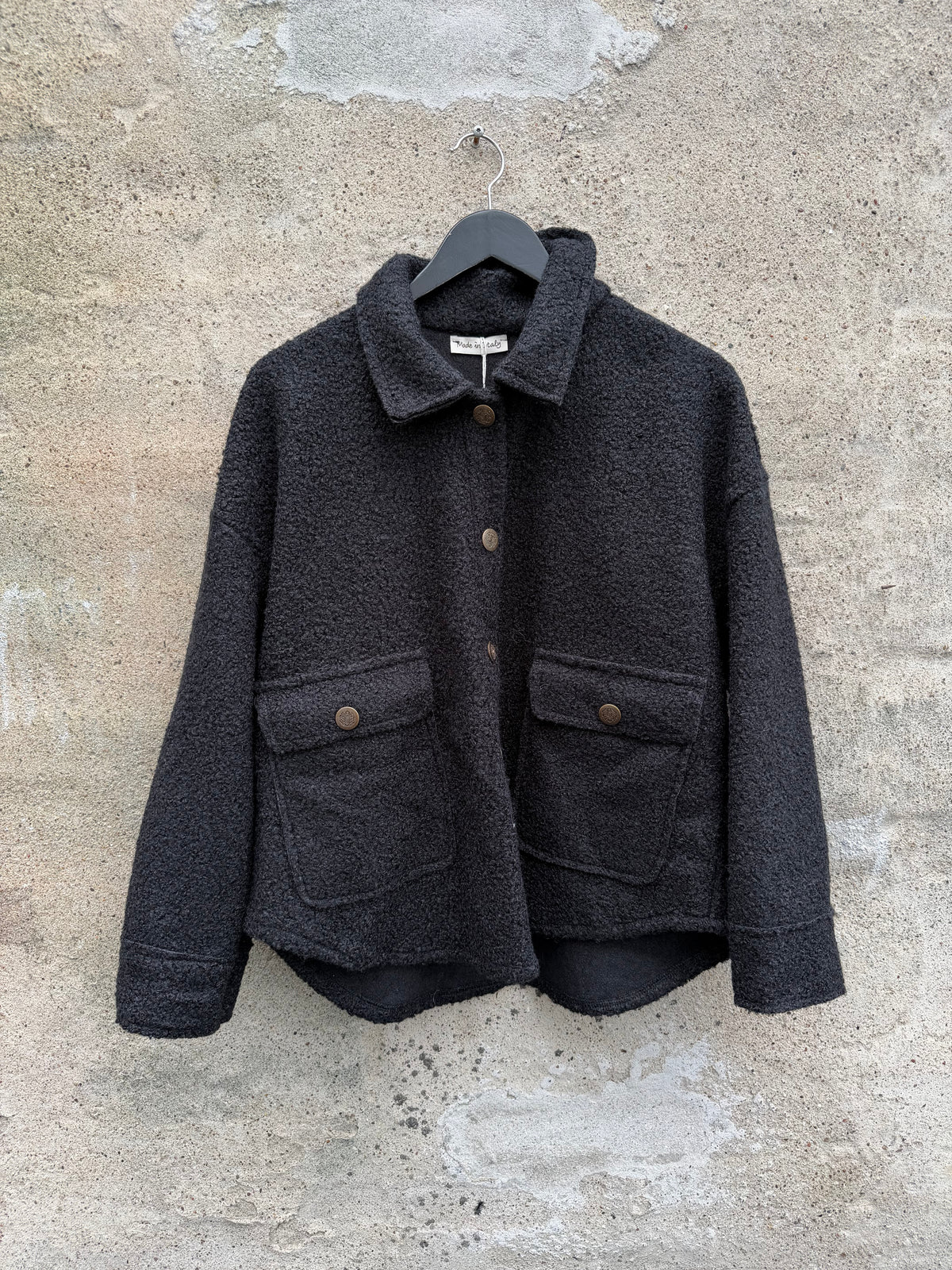 Filippa teddy jacket Vintage black