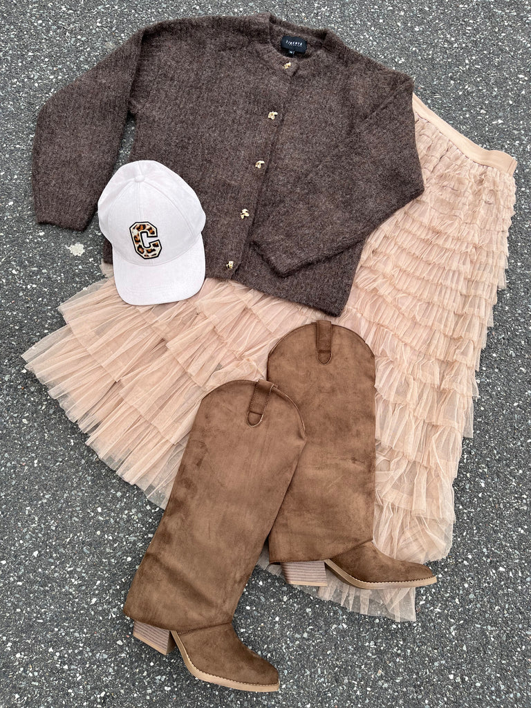 Duffy 94-63356 long boots brown