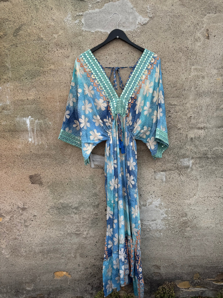 Boho Love B1260 Boho kjole blue
