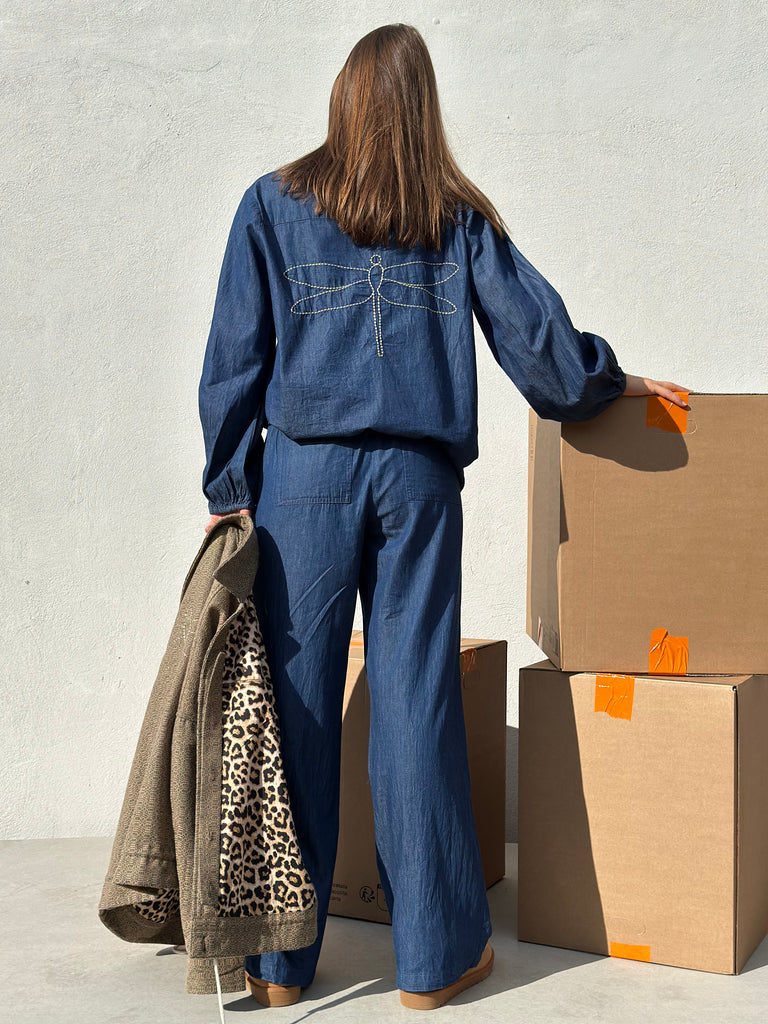 Gaspar 2501931 Honolulu bukser sporty denim