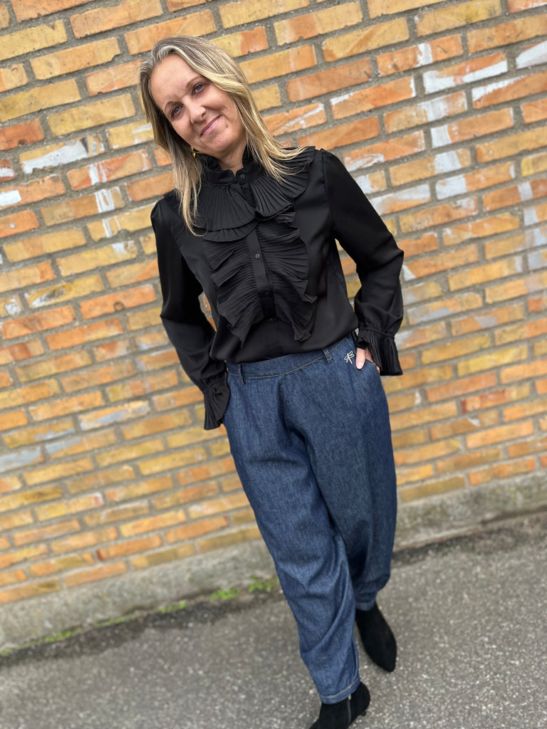 Qnuz Natasja skjorte black