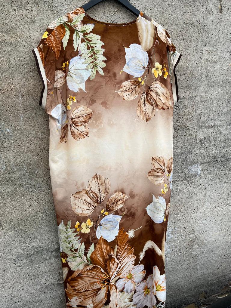 LECOCO 34806 Crista kjole brown