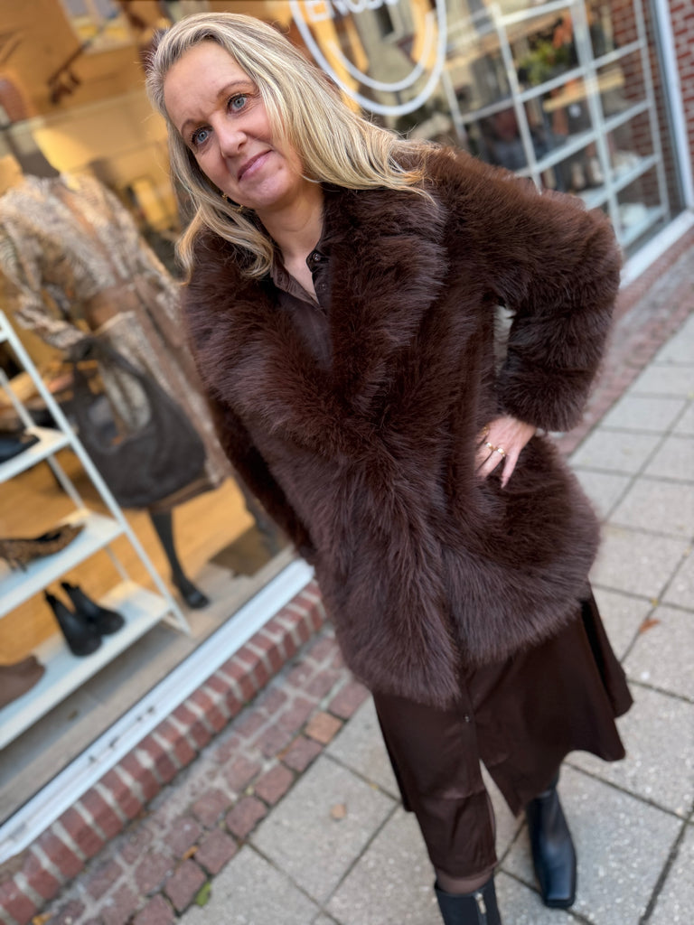 Depeche 100386 Vera fur brown