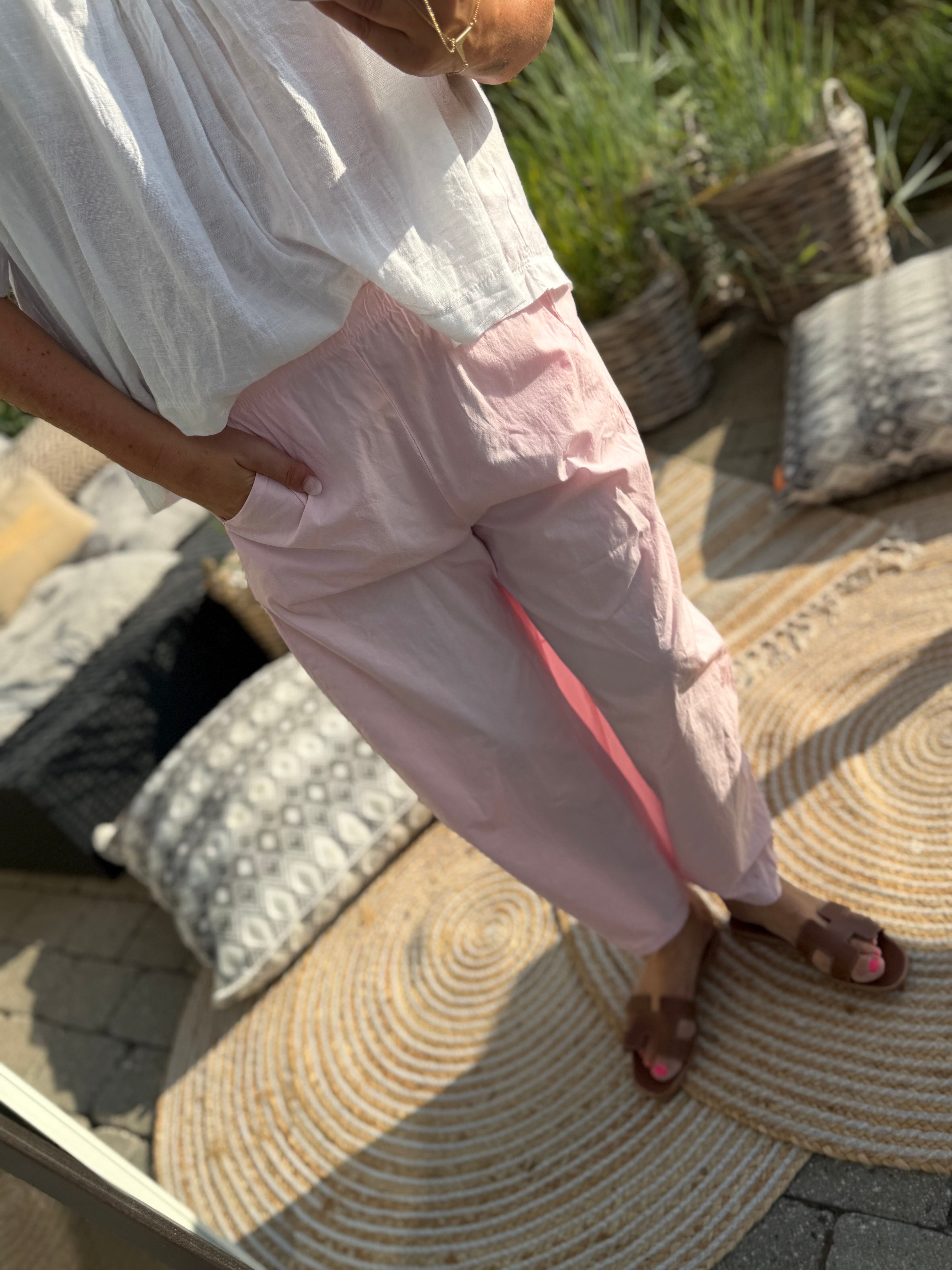 Shanty bukser barrel rose