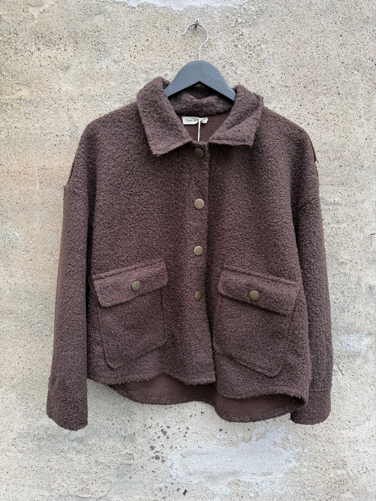 Filippa teddy jacket Vintage brown