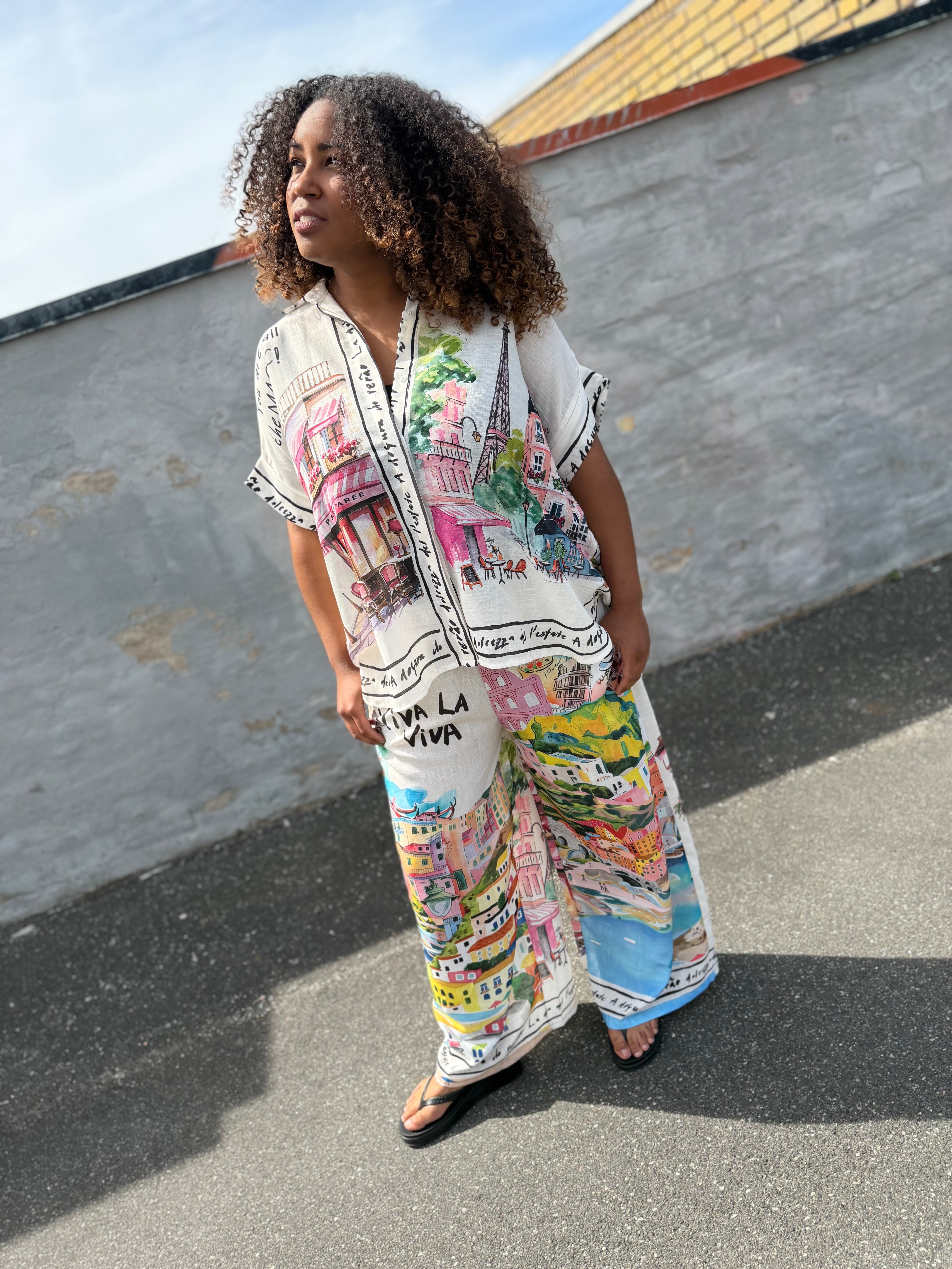 Magic shirt print cream