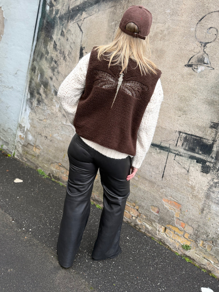 Gaspar 2510301 Duffy waistcoat brown