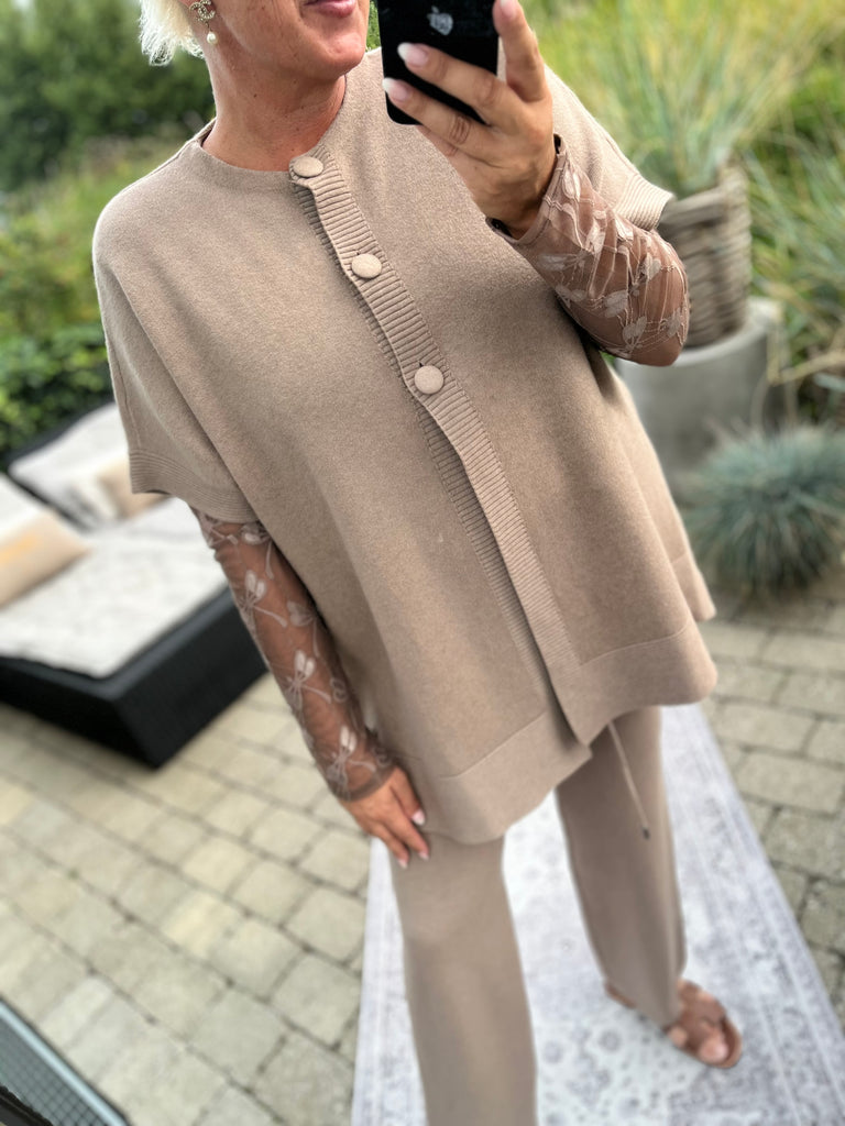 By Engbork Maren cardigan strik sand