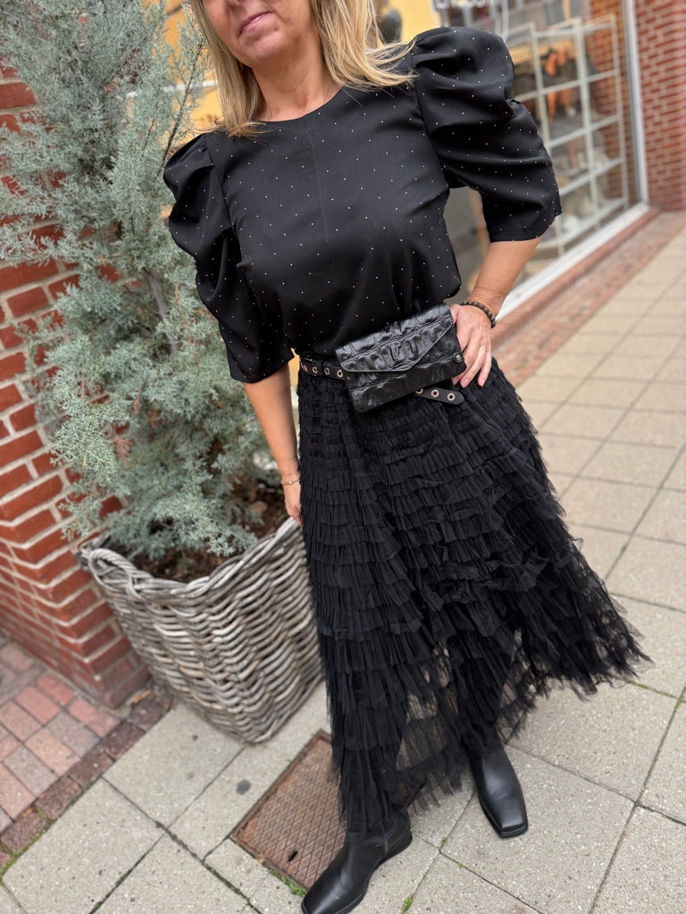 By Engbork Wonder tyl skirt black