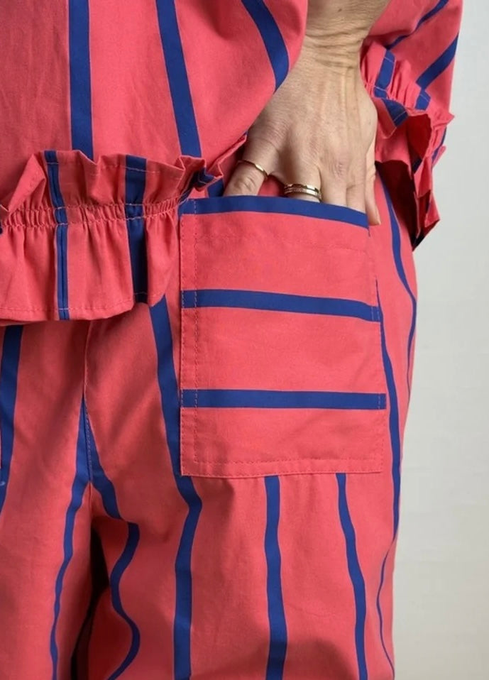 Gaspar 2601905 Honolulu pink stripe