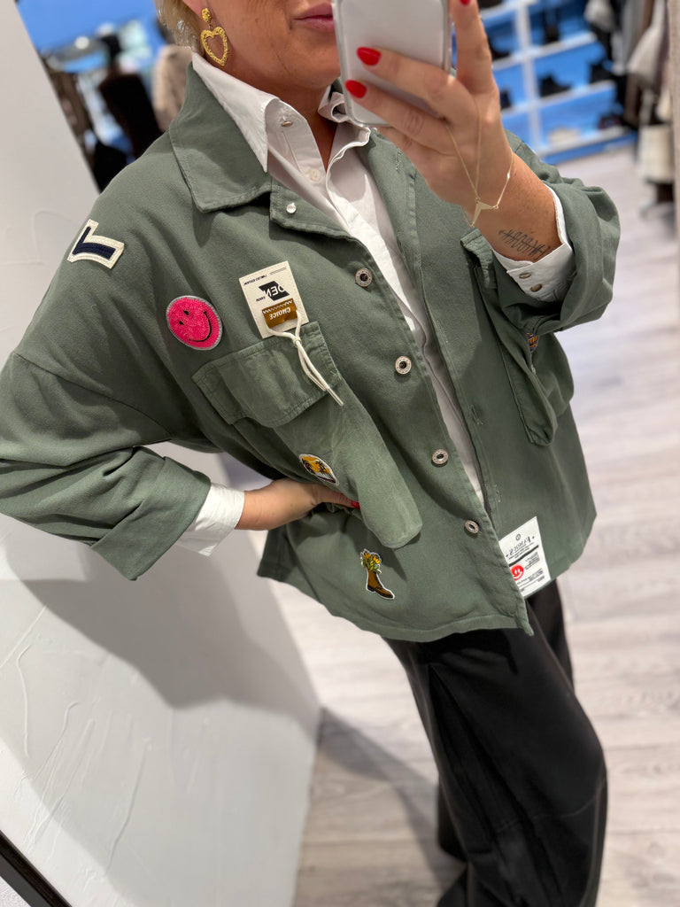 Boho Love B1315 Army jakke green