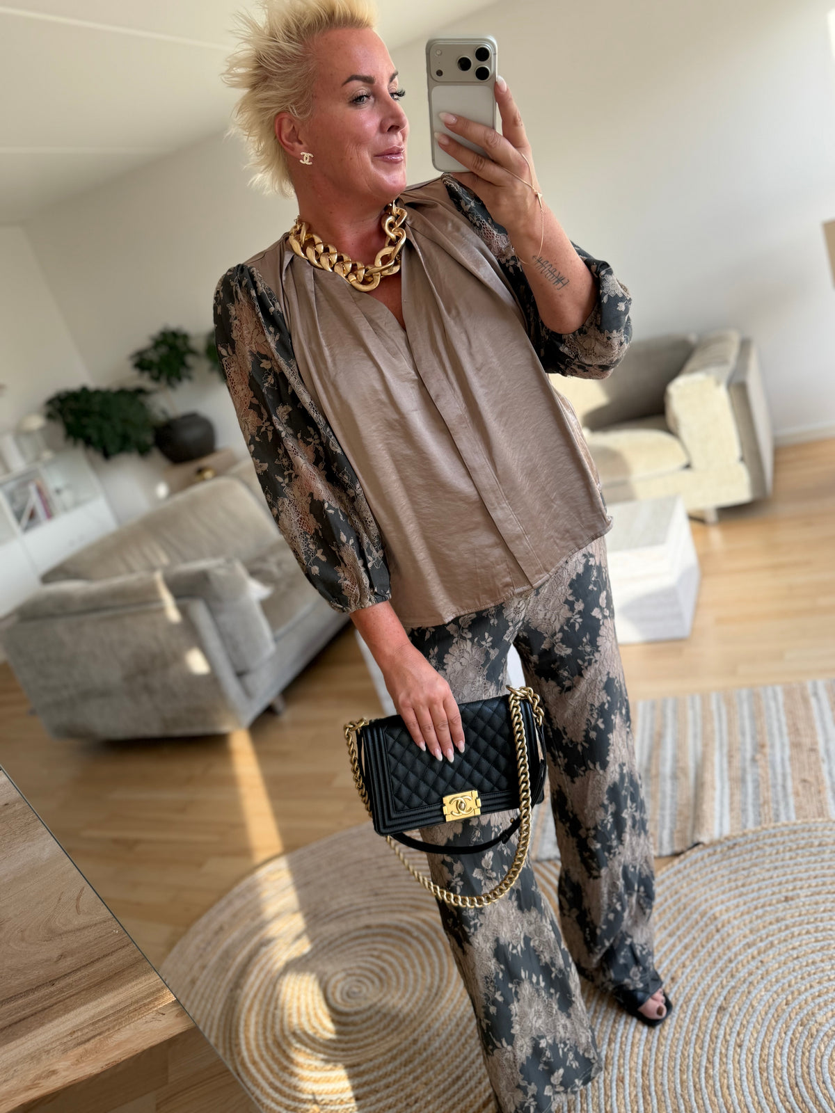 Costamani 2608112 Laci blouse grey/sand