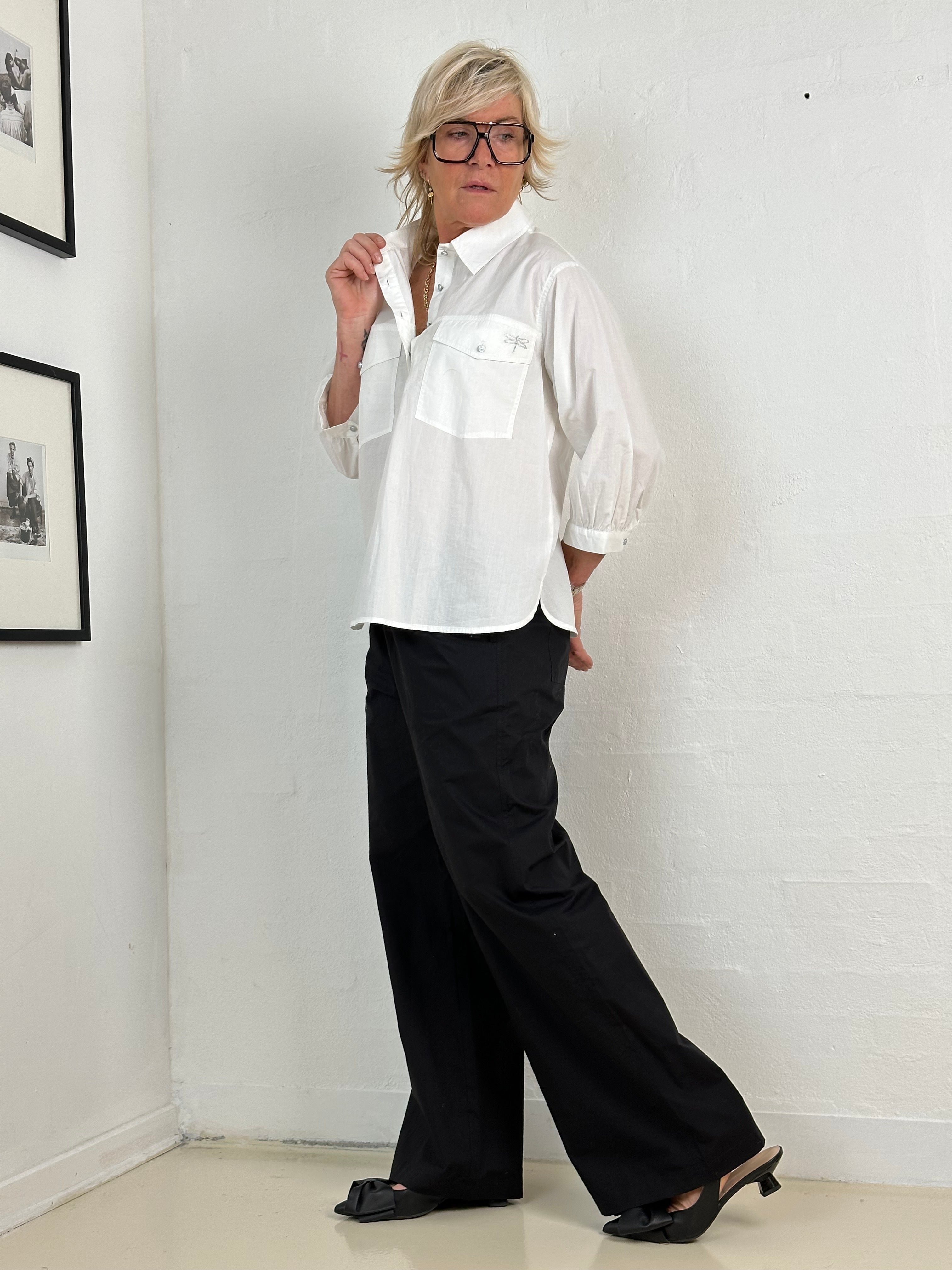 Gaspar 2601312 Oslo poplin shirt white