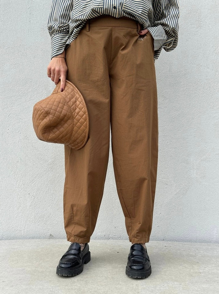 Gaspar 2510922 Colorado poplin pants dark camel