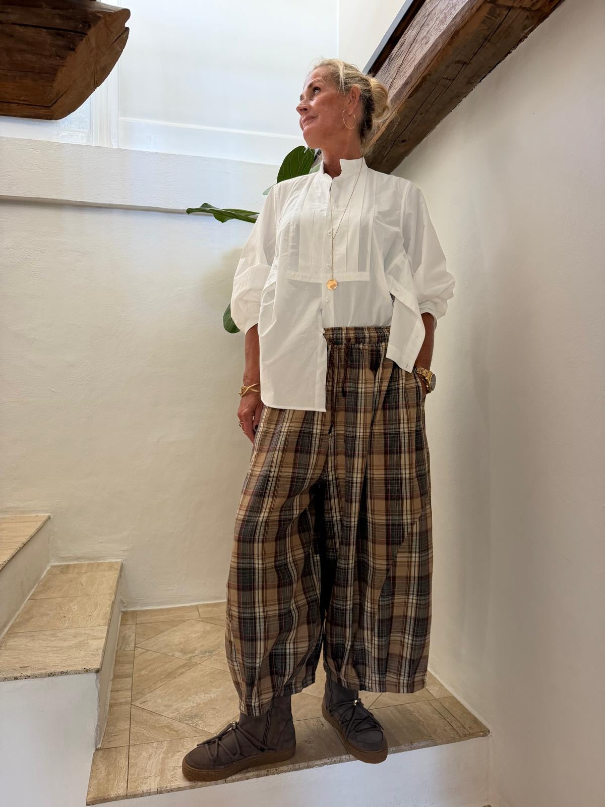 CABANA Living checky pants nature 70827121