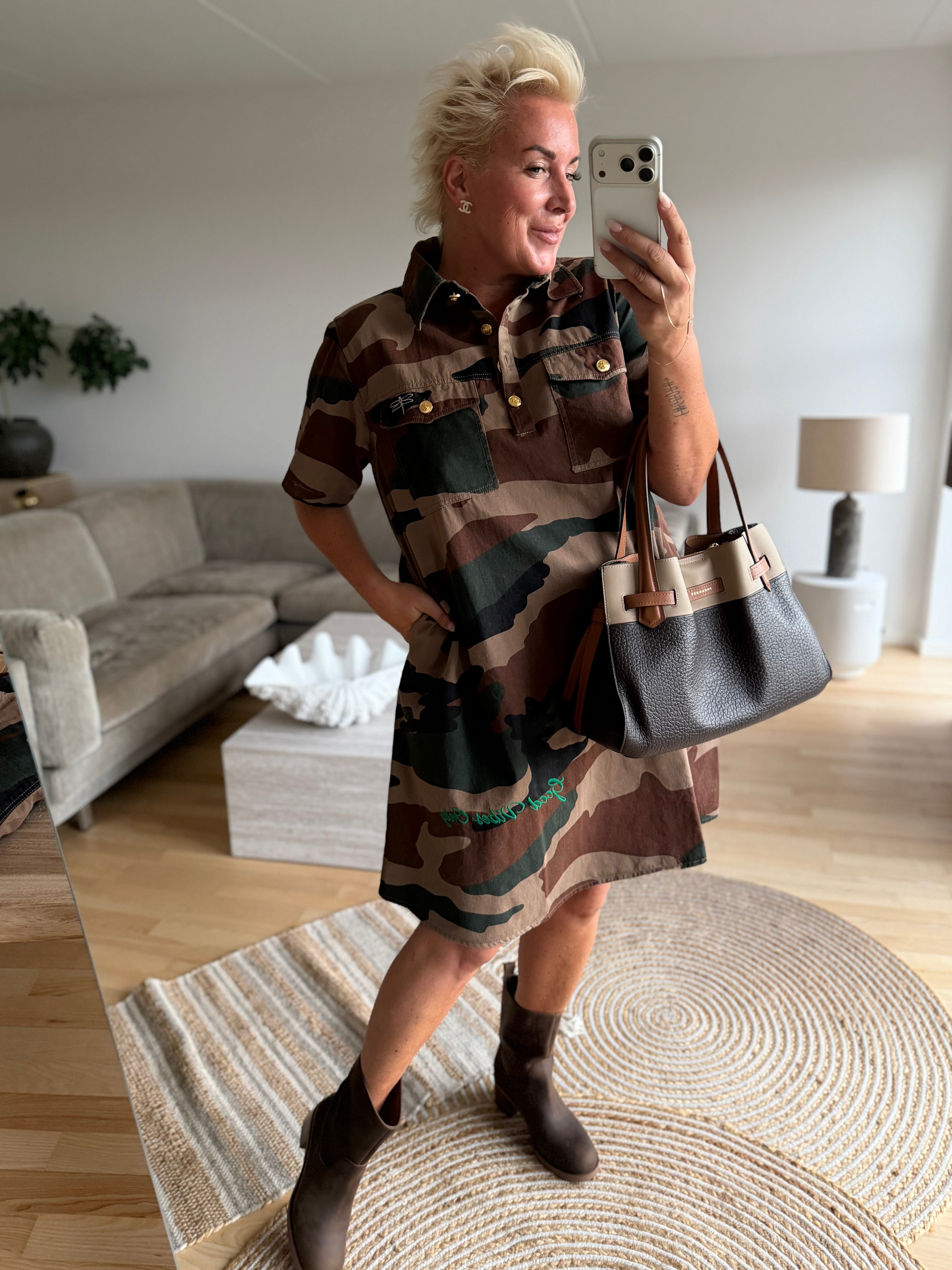 Gaspar 2607700 Nice Camo dress khaky