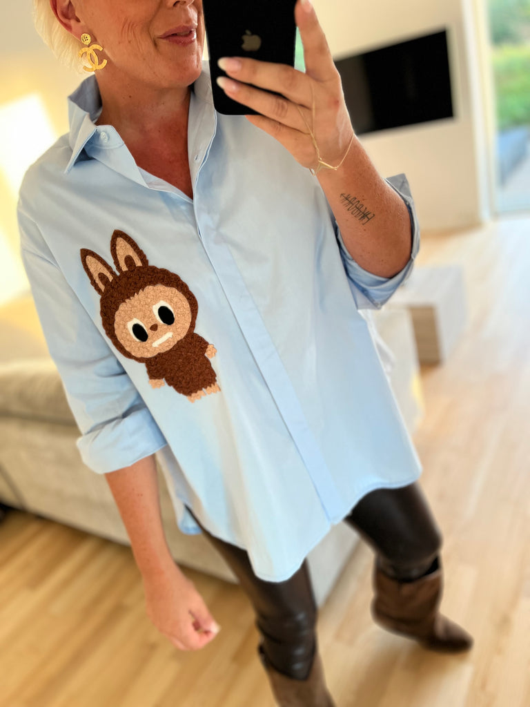 Boho Love B1286 skjorte La Bubu blue