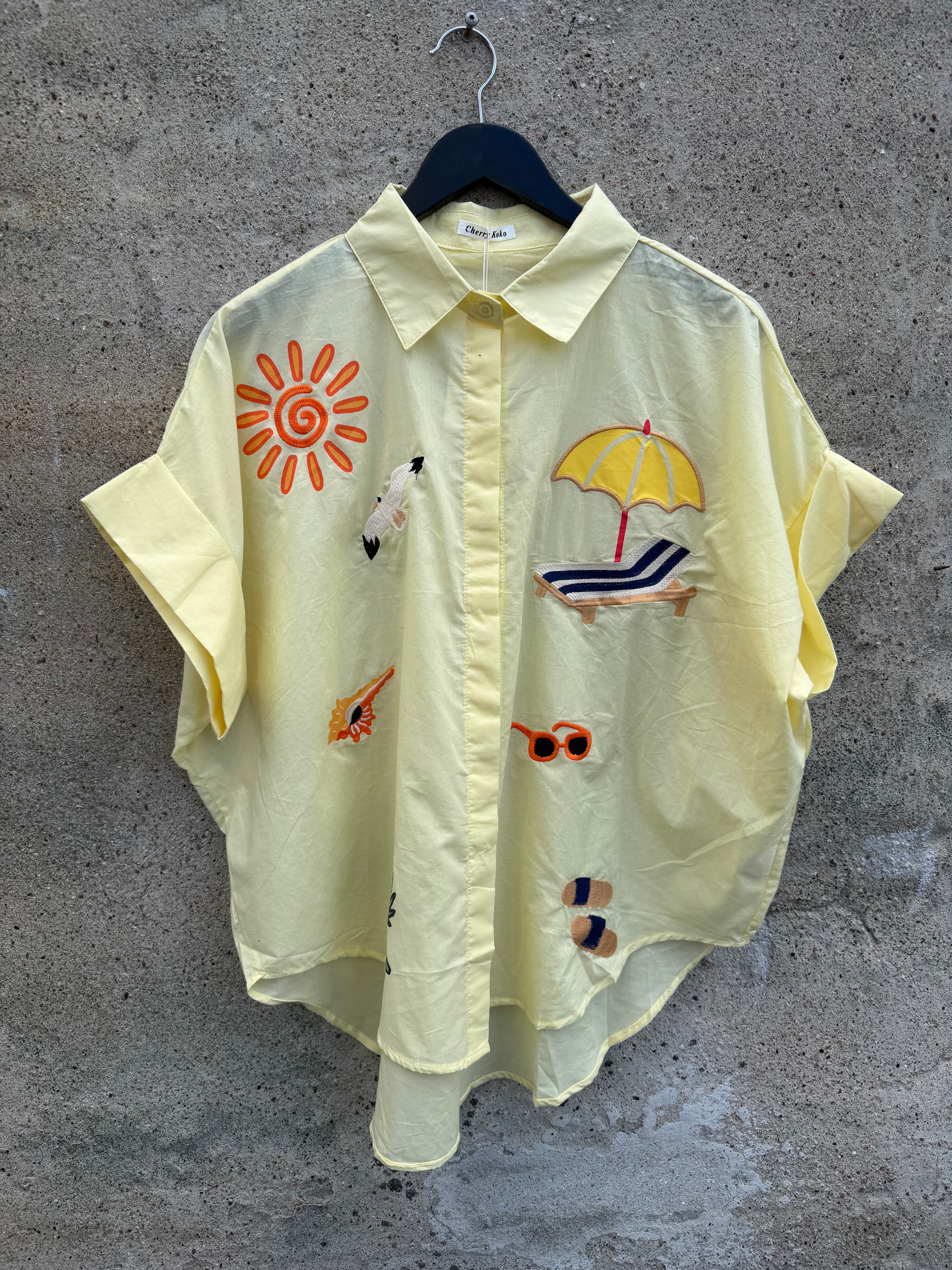 Beach 10085 shirt yellow