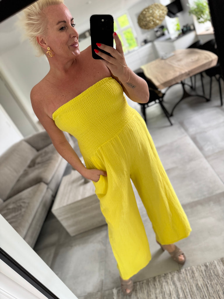 By Engbork Bali jumpsuit yellow