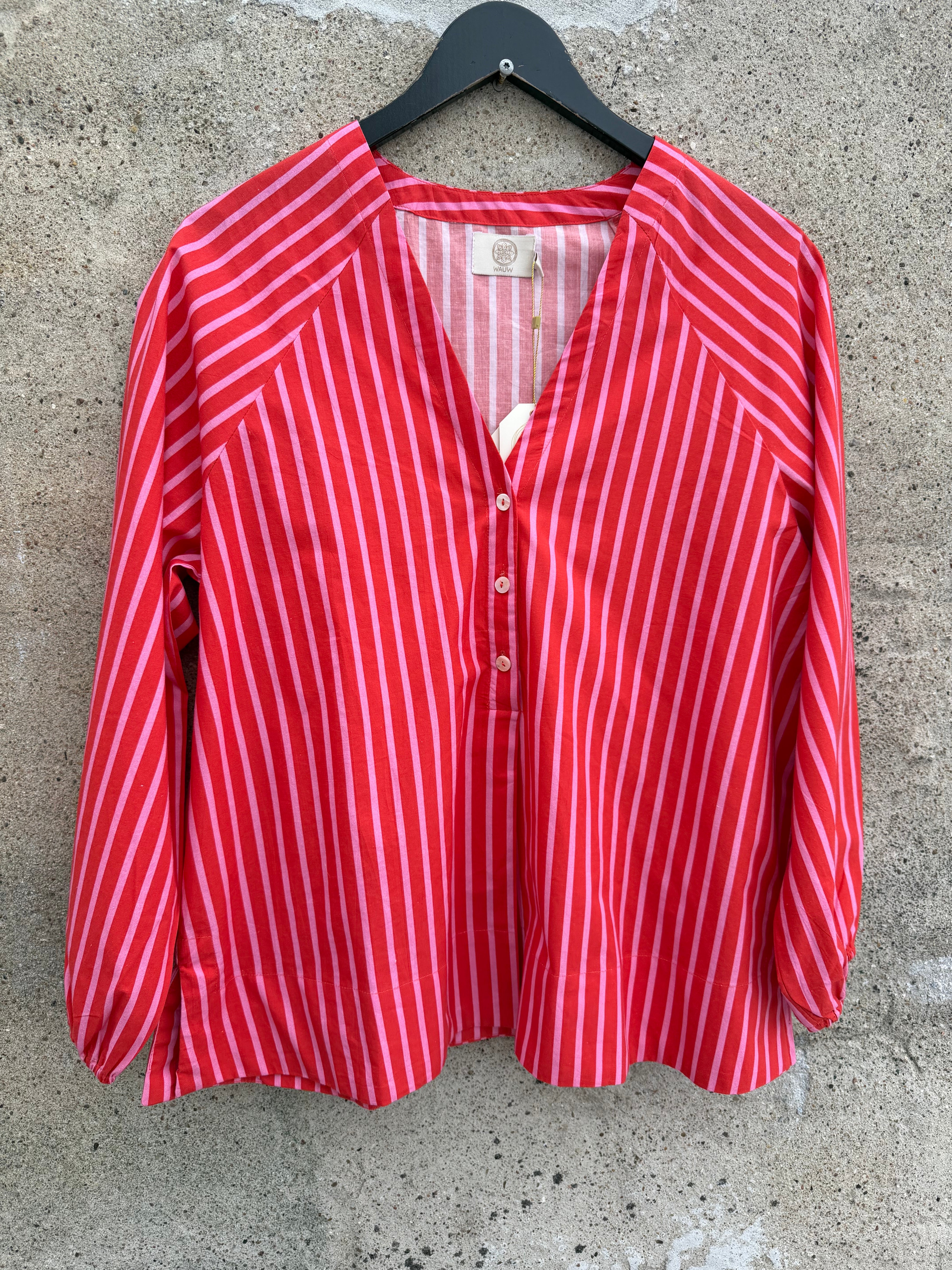 WAUW Ulrikke shirt stripe red