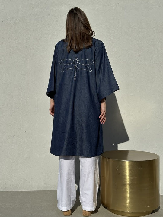 Gaspar 2601707 Mumbai short dress denim
