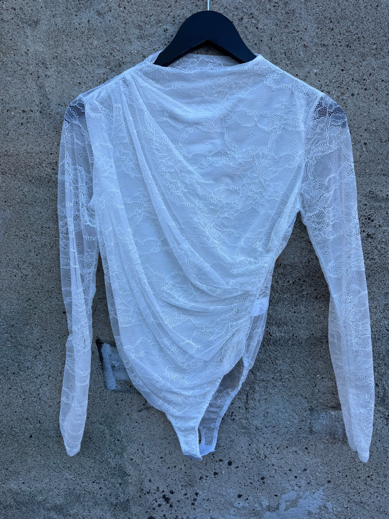 By Engbork Lace bodystocking white