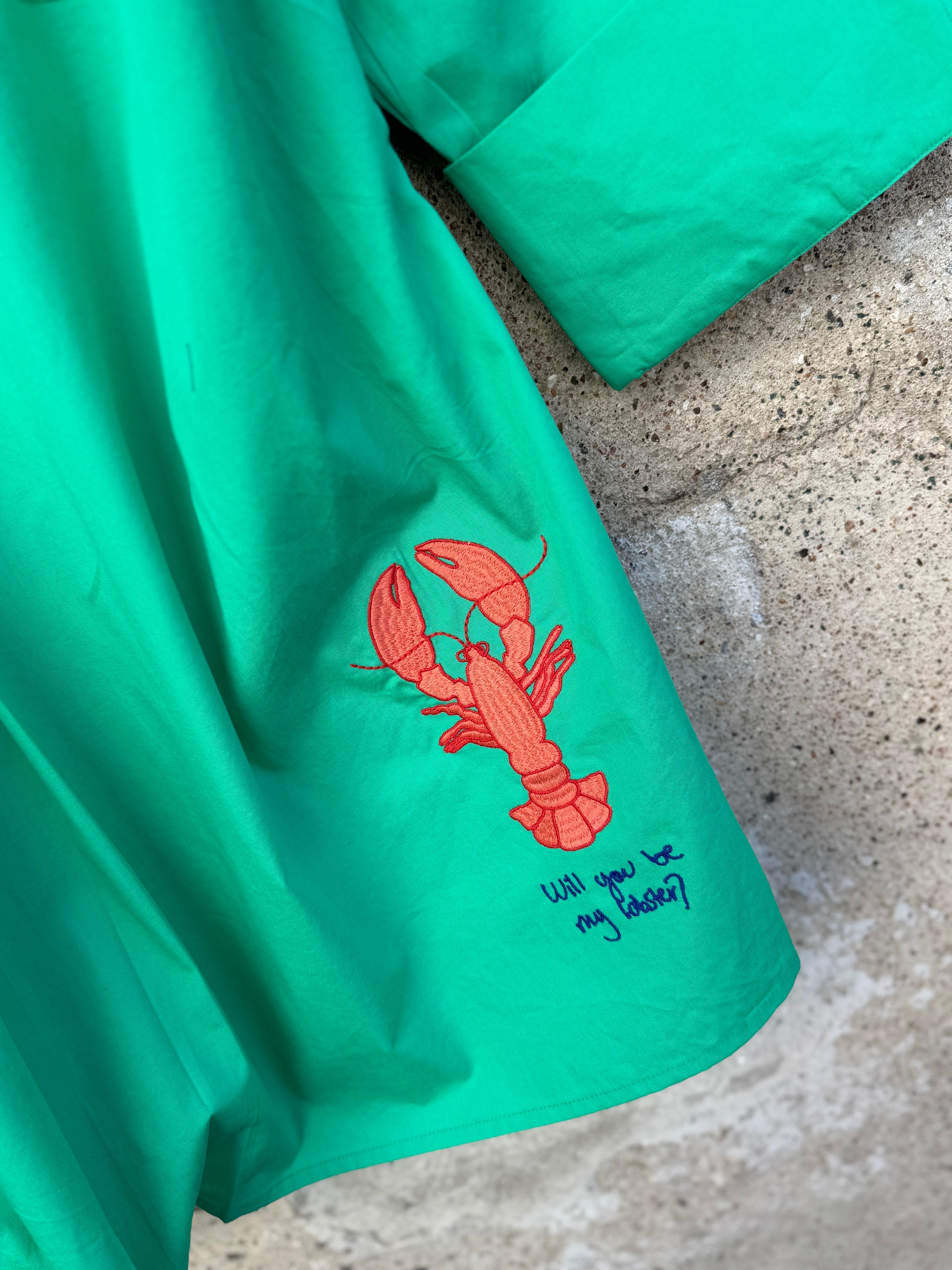 WAUW Luna shirt lobster green
