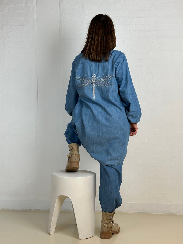 Gaspar 2510701 Pisa tunic dress light