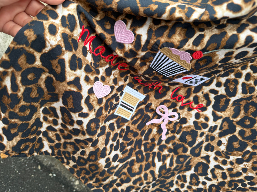 WAUW Heart dress leo