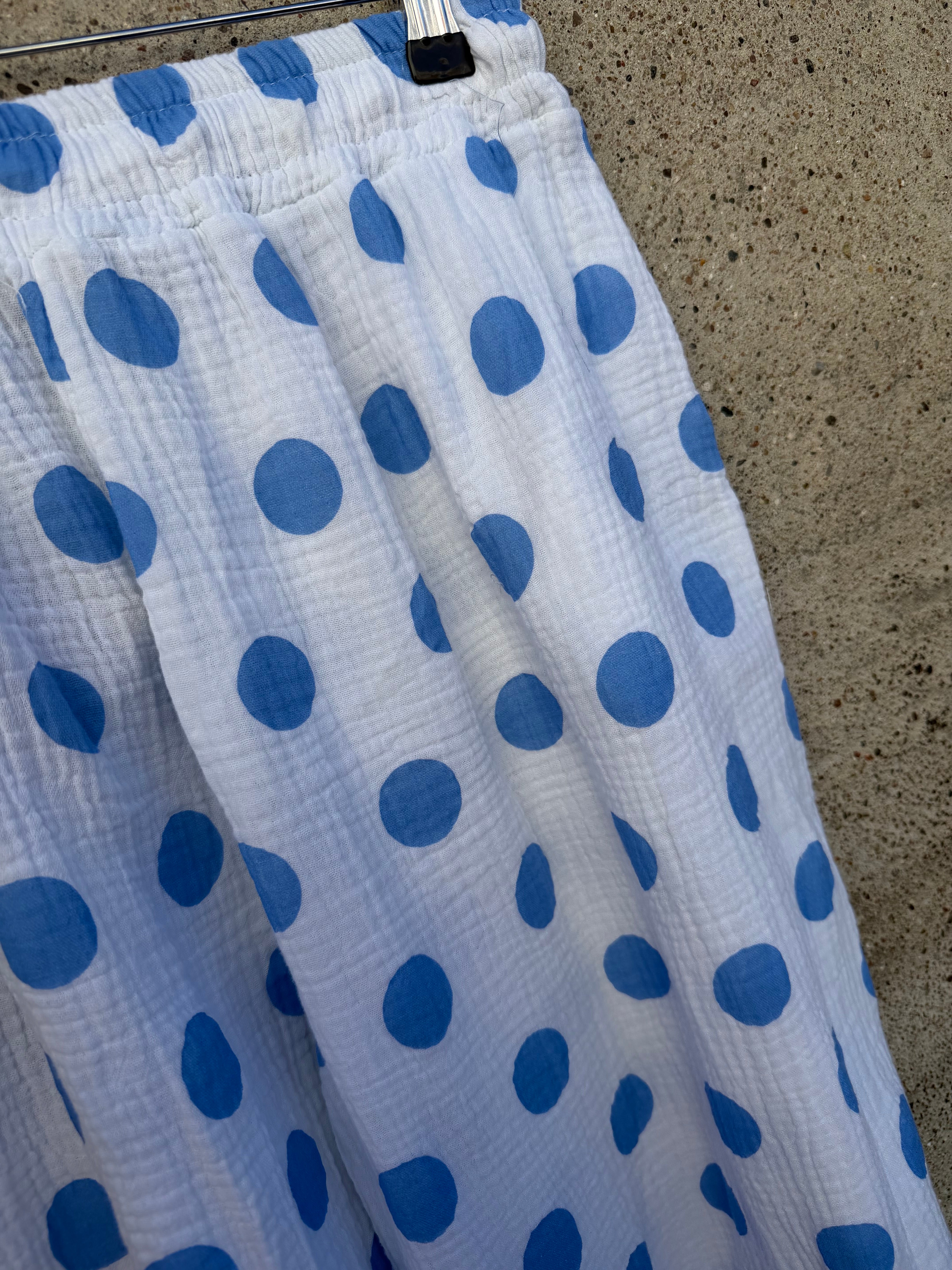 Boho Love B1358 Bomb pants dot blue
