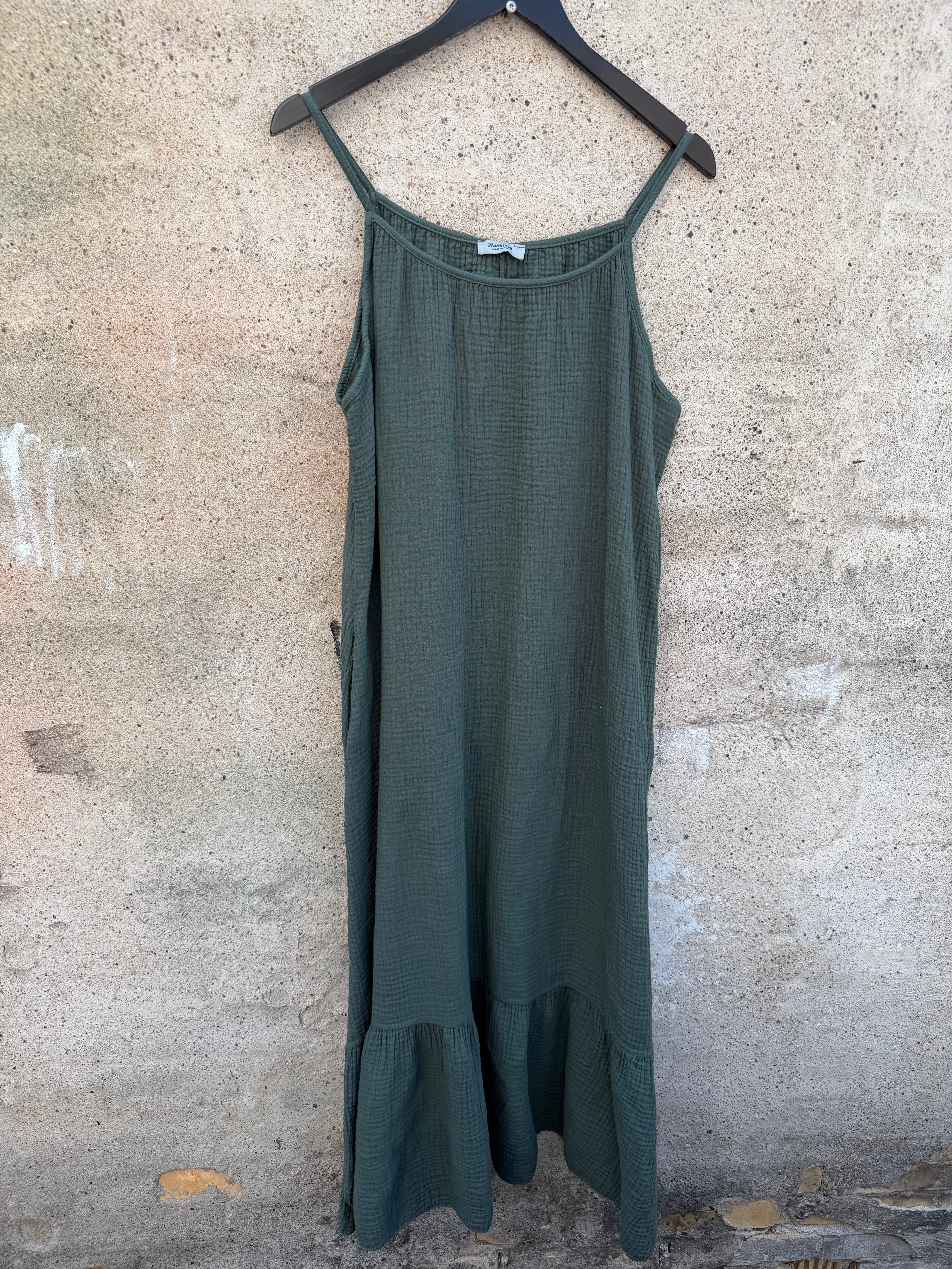 By Engbork Nelly dress dusty olive