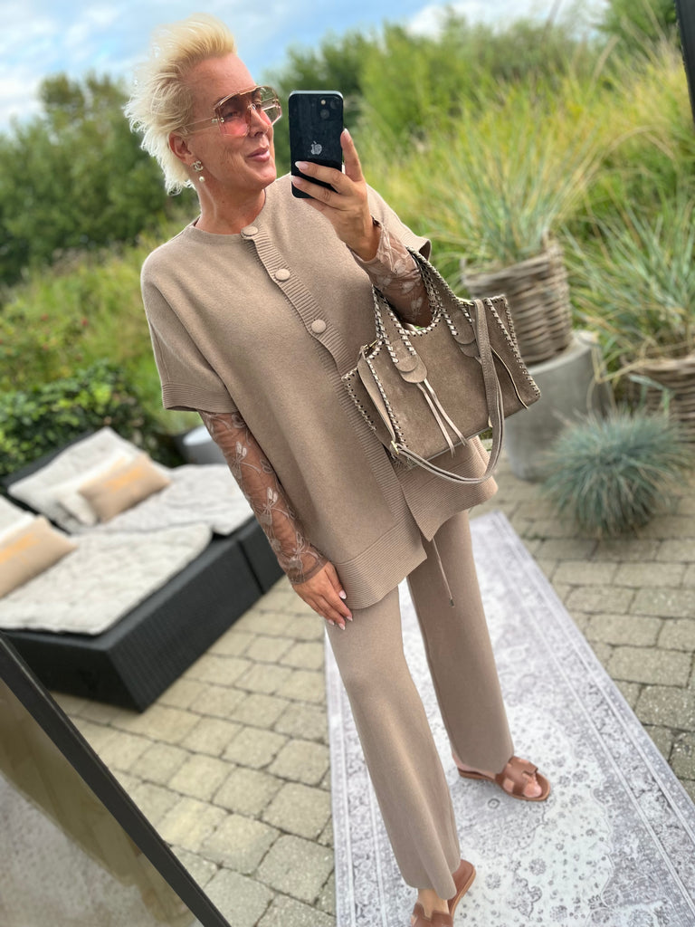 By Engbork Maren cardigan strik sand