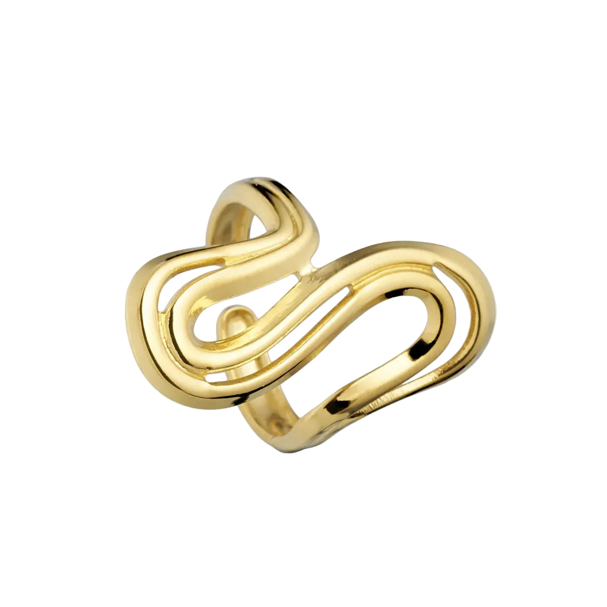 WOLFF jewelry 1216 Big wavy ring G