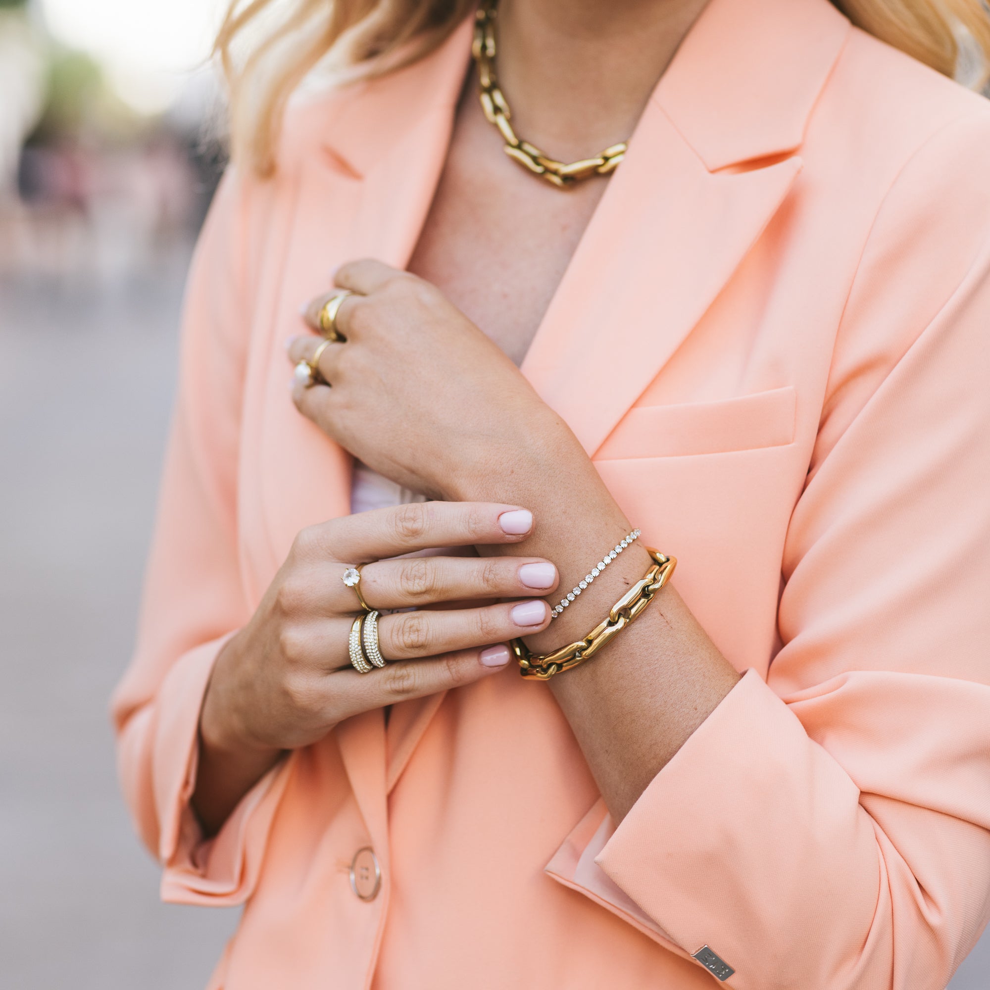 By Jolima Rock crystal ring G