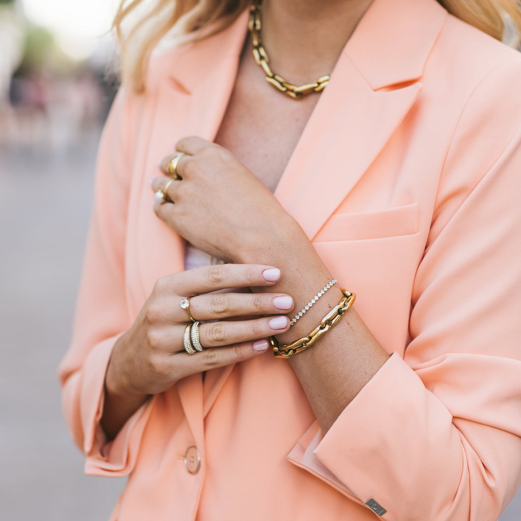 By Jolima Rock crystal ring G