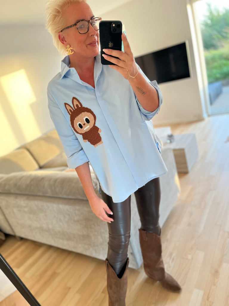 Boho Love B1286 skjorte La Bubu blue